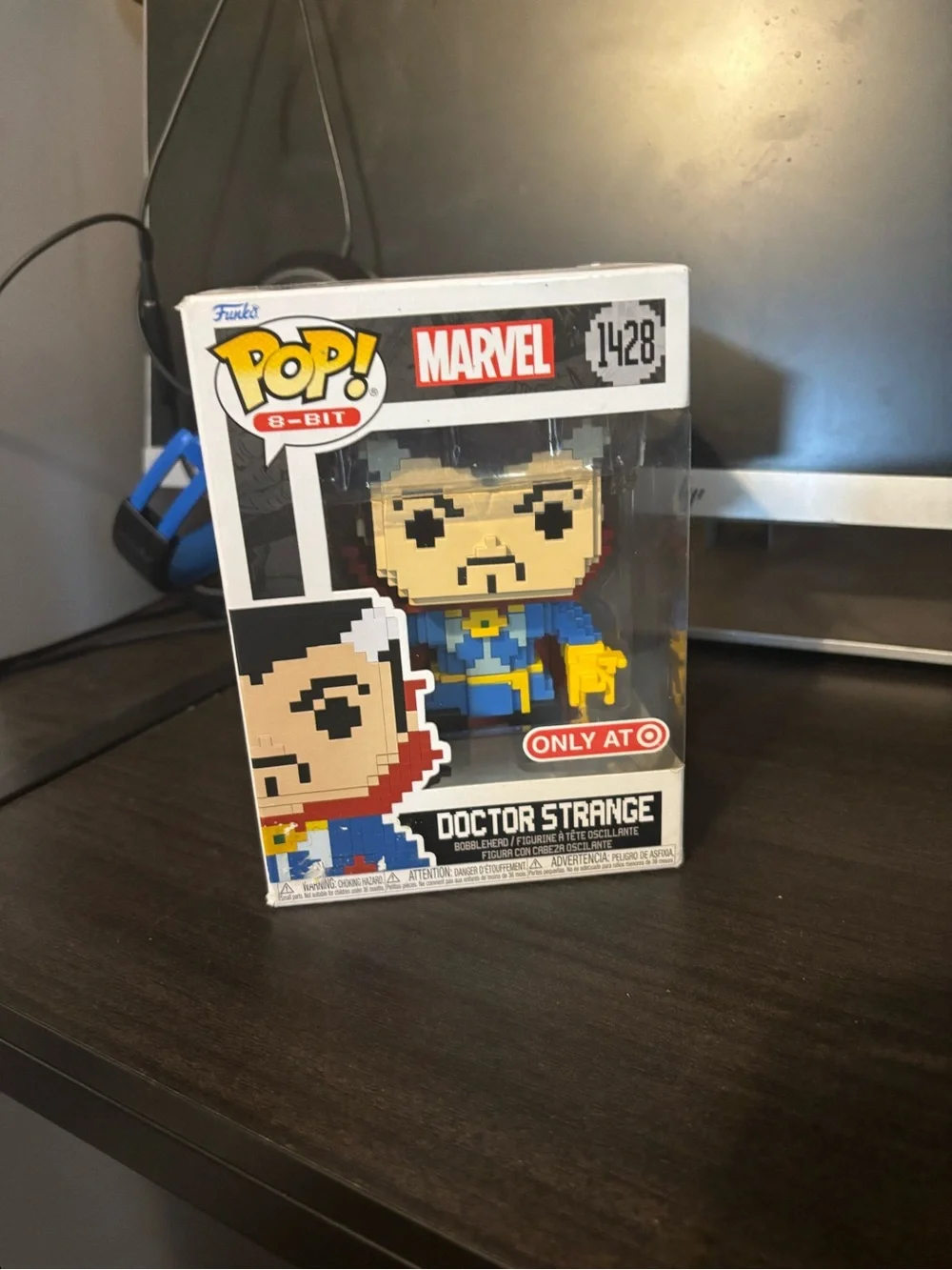 Funko 8-Bit Doctor Strange Pop! Figure - Blue & Yellow